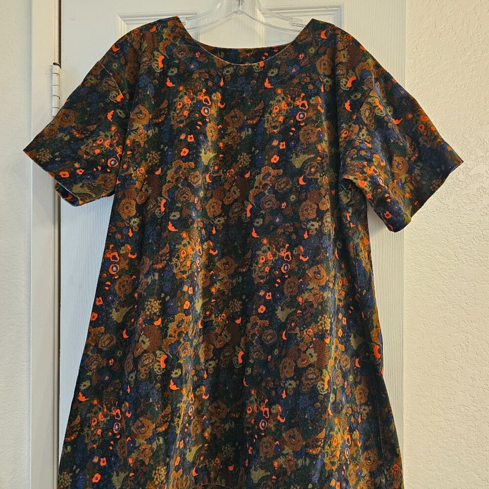 Ilana Kohn Velvet Floral Mini Dress